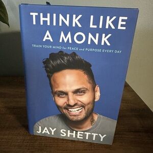 Hardcover book - “Think Like a Monk” by Jay Shetty